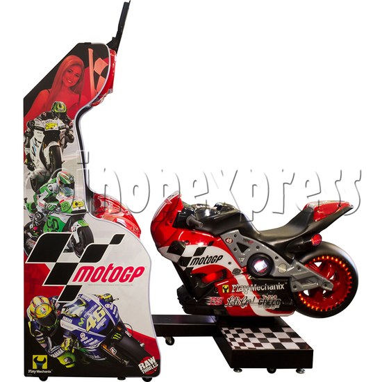 MotoGP Arcade Video Racing Game Machine - side view