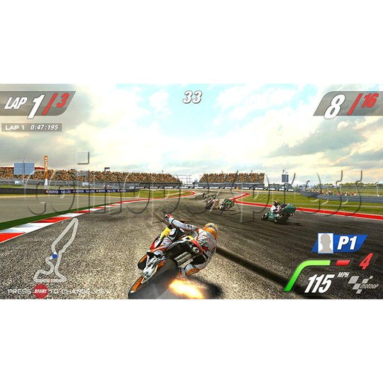 MotoGP Arcade Video Racing Game Machine - screen display 4