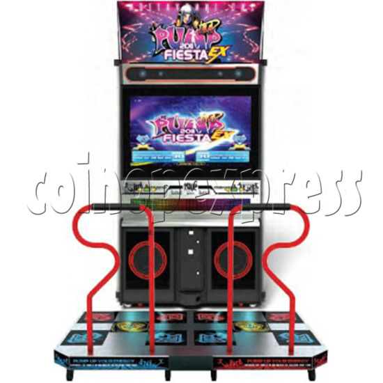 Pump It Up 2011 Fiesta EX Dancing Machine - front view