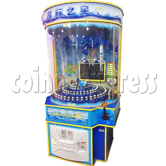 Spin A Dolphin Arcade Ticket Redemption Machine - right view