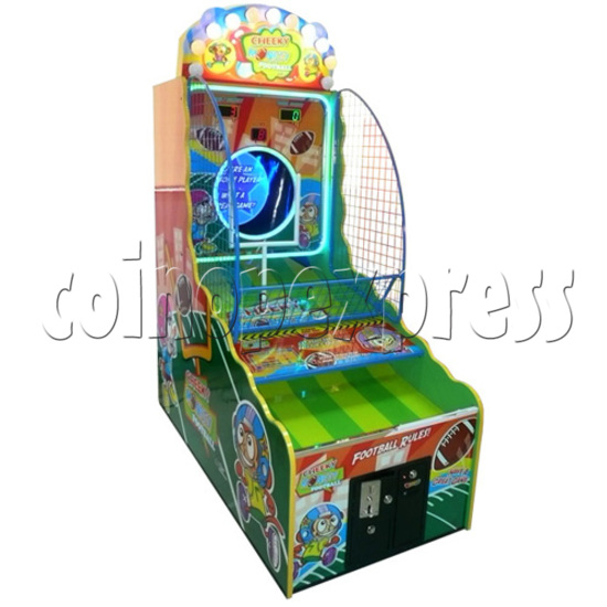 Cheeky Monkey Football Arcade Ticket Redemption Machine - left view