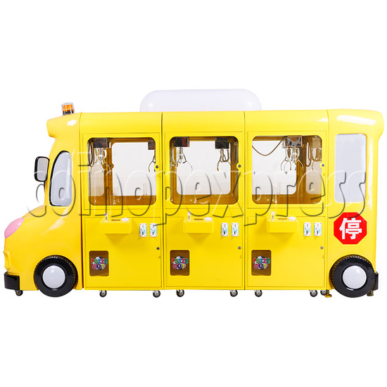 School Bus Mini Claw Crane Machine - 6 Players