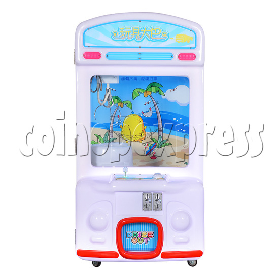 Toy Bus Claw Crane Machine - 1 Player front view