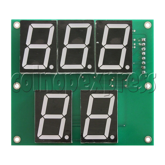 Segment Display Board for Forest Hockey Machine - front view