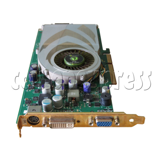 Video Card for Let's Go Jungle Machines - Part No. 7800GS - angle view