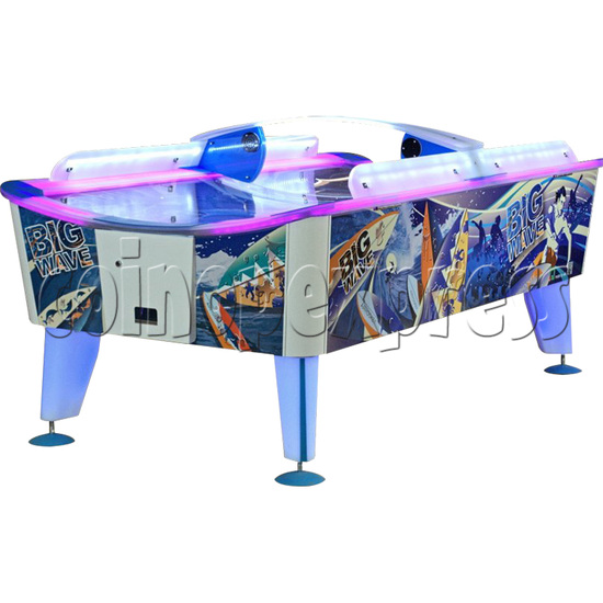 Storm Skate Air Hockey with Curved Playfield - white color version