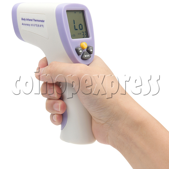 Human Body Infrared Thermometer - application view