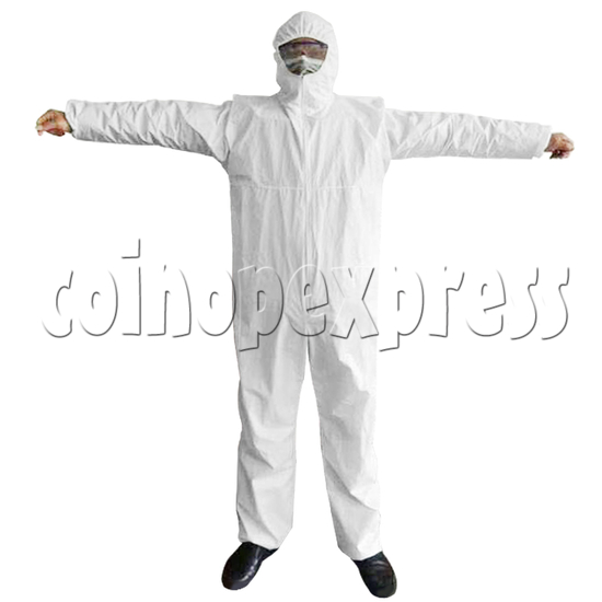 Medical Surgical Disposable Ant-Virus Anti-waterproof Protective Clothing I type - front view