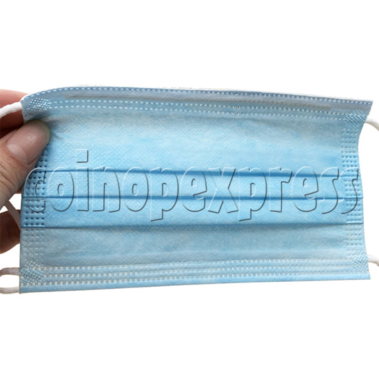 Disposable Blue Standard Medical Surgical Face Mask - front view