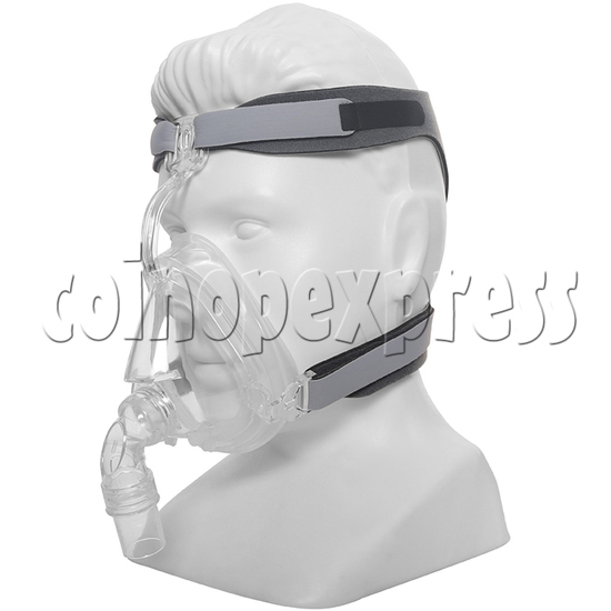 Medical Durable Sleep Apnea ComfortGel Full Face CPAP Nasal Mask With Headgear Strap - right view