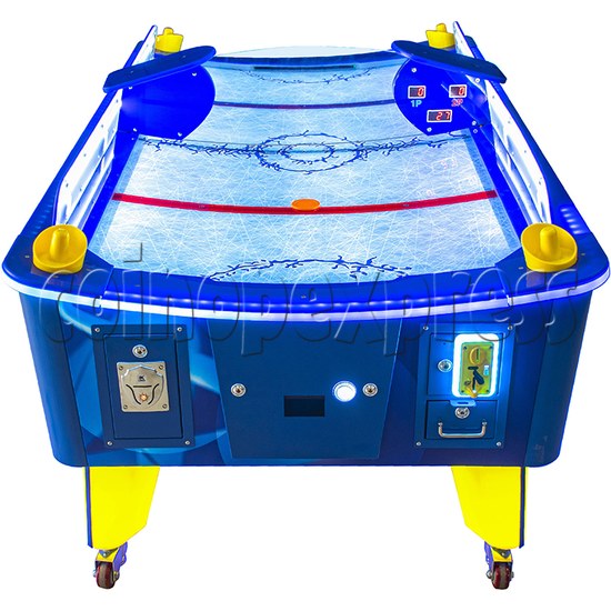 Luxury Curved Air Hockey Ticket Redemption Machine Large Version - style 1 side view