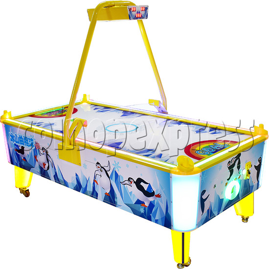 L Type Air Hockey Ticket Redemption Machine Large Version with Lighting Box - style 1 right view