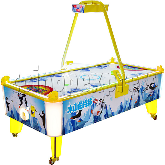 L Type Air Hockey Ticket Redemption Machine Large Version with Lighting Box - style 1 left view