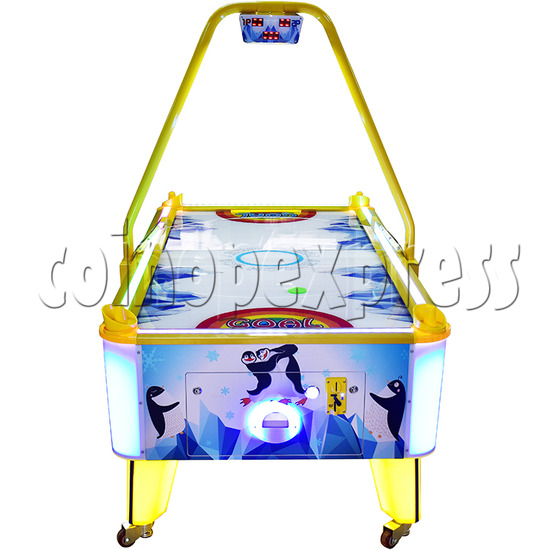 L Type Air Hockey Ticket Redemption Machine Large Version with Lighting Box - style 1 side view