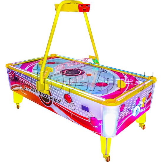 L Type Air Hockey Ticket Redemption Machine Large Version with Lighting Box - style 2 right view