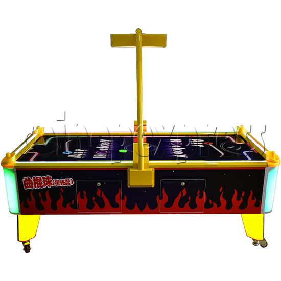 L Type Air Hockey Ticket Redemption Machine Large Version with Lighting Box - style 4 front view