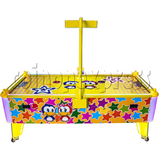 L Type Air Hockey Ticket Redemption Machine Large Version with Lighting Box - style 5 front view