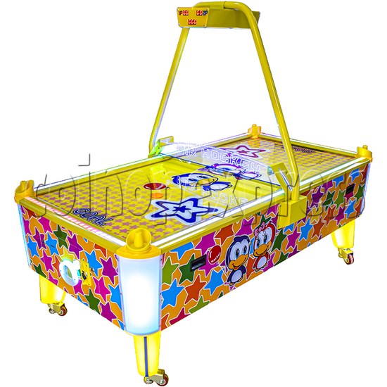 L Type Air Hockey Ticket Redemption Machine Large Version with Lighting Box - style 5 left view