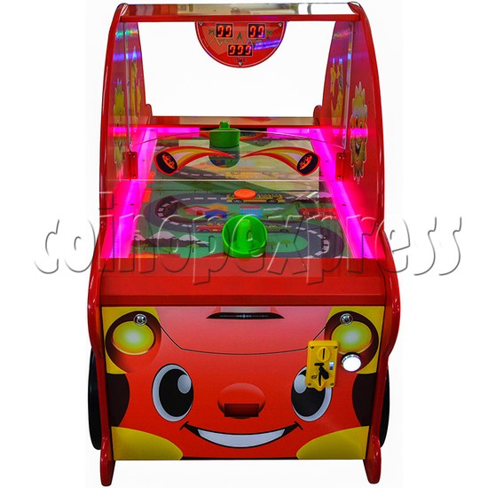 Baby Car Air Hockey Ticket Redemption Machine - side view