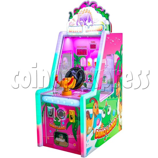 Dinosaur Paradise Ball Shooting Machine Single Version - style 2 right view