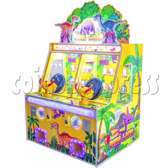 Ice Cream Paradise Ball Shooting Machine 2 Players - dino land yellow color right view