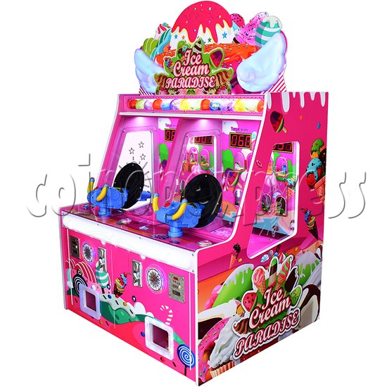 Ice Cream Paradise Ball Shooting Machine 2 Players - ice cream pink color right view