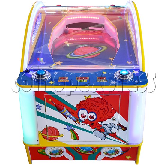 Mini UFO Ice Hockey Ticket Redemption Machine - side view