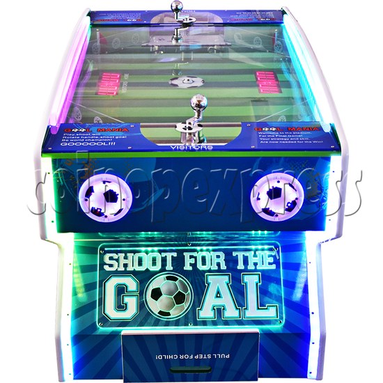 Goal Mania Soccer Table Game Machine - side view