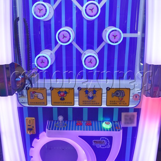 Drill Master Ticket Redemption Machine - playfield