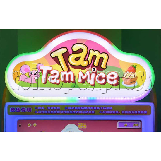 Tam Tam Mice Ticket Redemption Machine - header