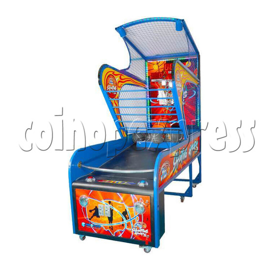 Shooting Hoops 6 Basketball Machine - right view