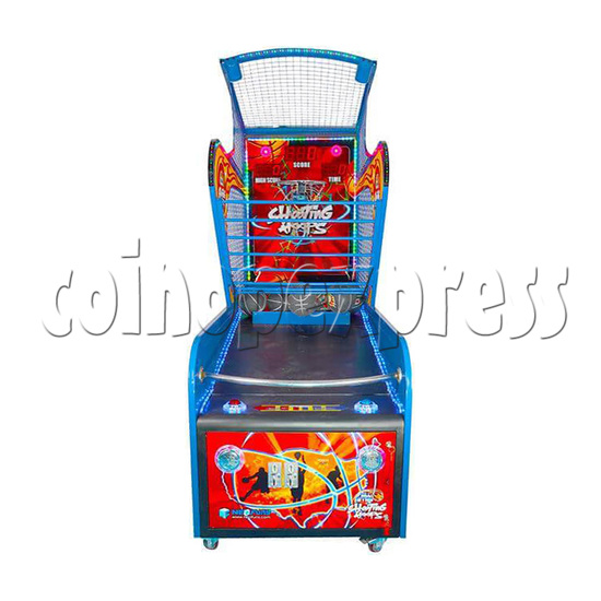 Shooting Hoops 6 Basketball Machine - front view