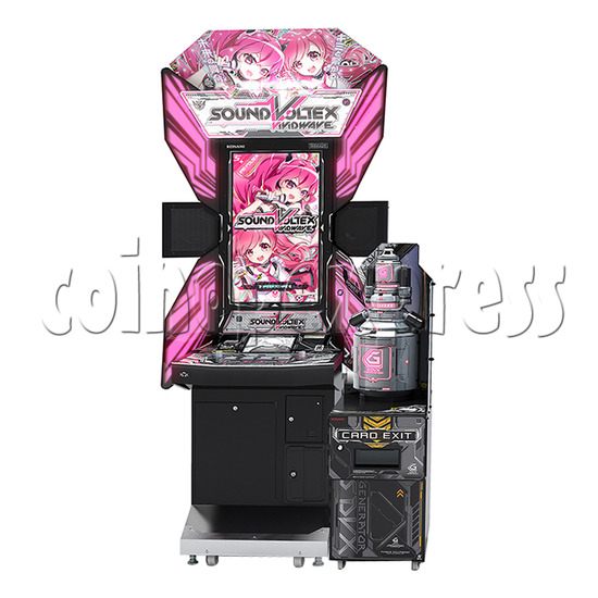 Sound Voltex 5 Vivid Wave Arcade Machine - front view