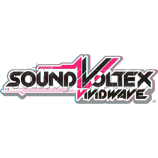 Sound Voltex 5 Vivid Wave Arcade Machine - logo