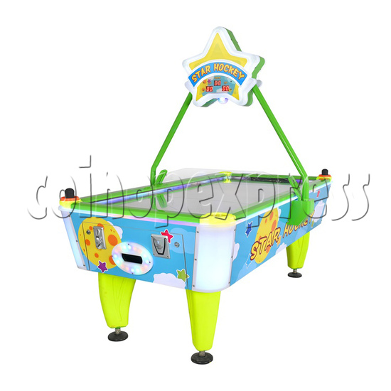 Big Star Air Hockey Machine - angle view