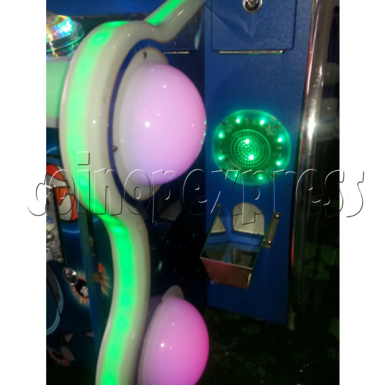 Space Basketball Match Shooting Ball Tickets Redemption Arcade Machine - lamp