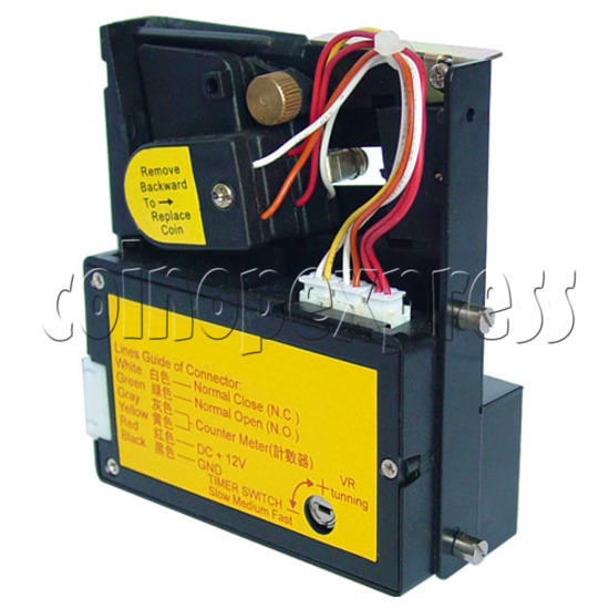 Electronic Drop Type Coin Acceptor - side view 1