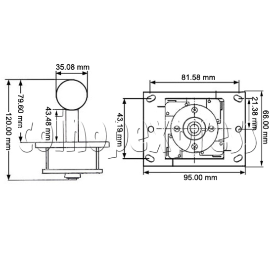 Spherical Joystick - diagram