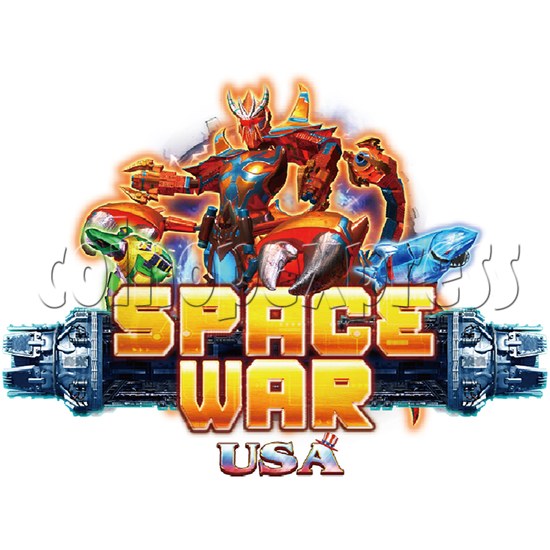 Space War USA Plane Shooter Game Full Game Board Kit - logo