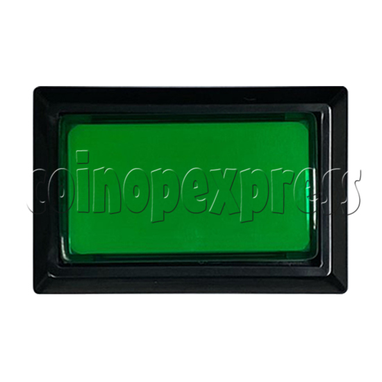 Rectangular Push Button for Beatmania II DX green color
