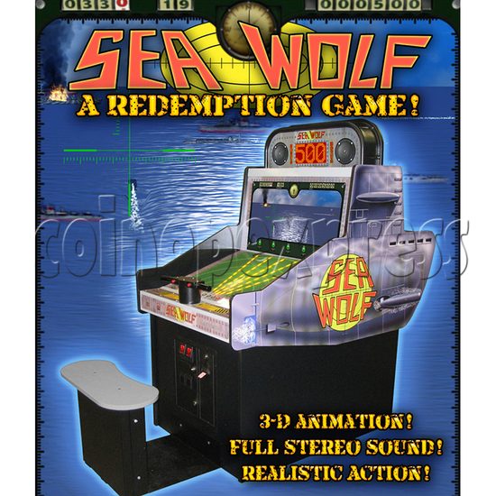 Sea Wolf Arcade Game Machine brochure