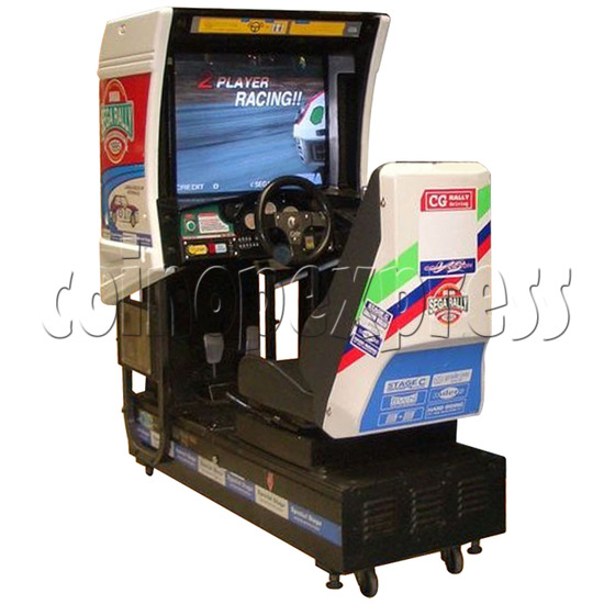 Sega Rally Arcade Driving Machine Single