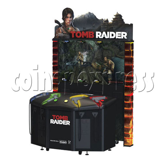 Tomb Raider Arcade Shooting Machine right view