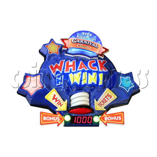 Whack N Win Arcade Machine header