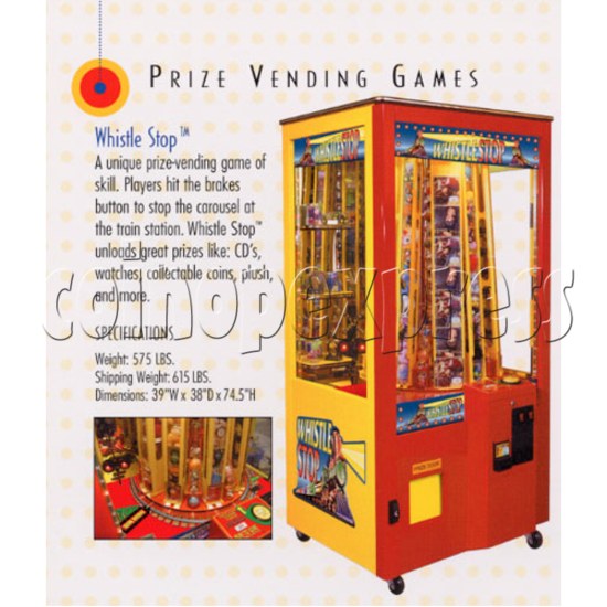Whistle Stop Arcade Game Machine brochure