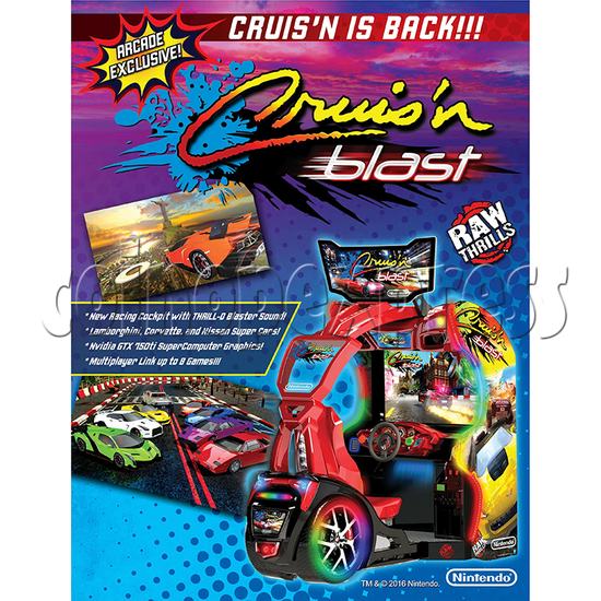 Cruis'n Blast Arcade Machine brochure