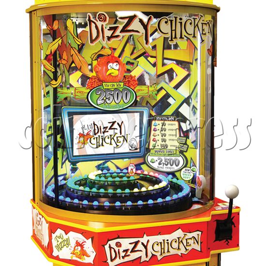 Dizzy Chicken Ticket Redemption Machine playfield