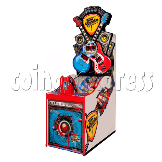 Jam Session Ticket Arcade Game Machine right view