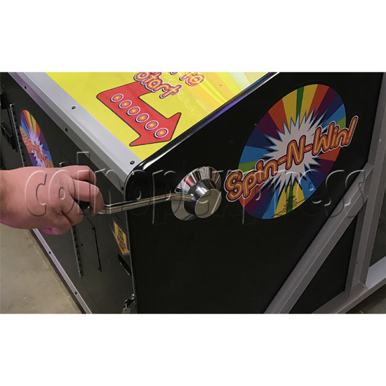 Spin N Win Ticket Redemption Machine handle