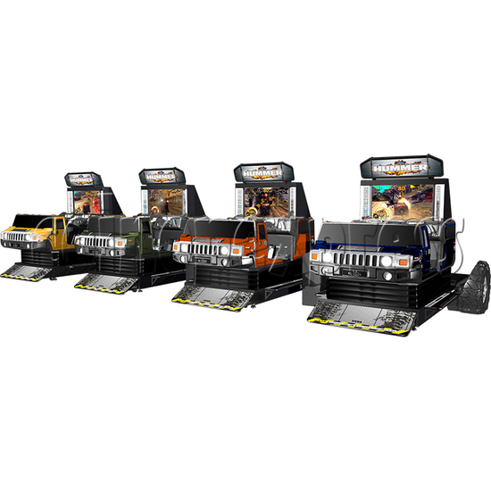 Hummer DX Full Motion Deluxe Arcade Machine（4 cars set）